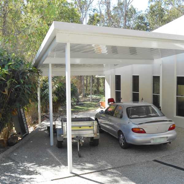 Raised Flyover Carport | Just Patios