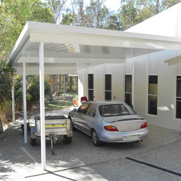 Raised Flyover Carport | Just Patios